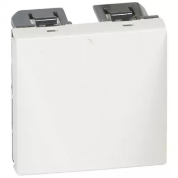 Legrand Valena Life Cable Outlet 2-Module White with Strain Relief - 077550