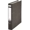 Leitz 1050 Standard Lever Arch File A4 52 mm Black Recycled Cardboard with Slots, Finger Hole, Metal Edge Protectors 1050-50-95