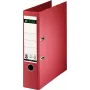 LEITZ 180° Lever Arch File A4 80 mm Red Cardboard Full Paper Cover 1007-00-25