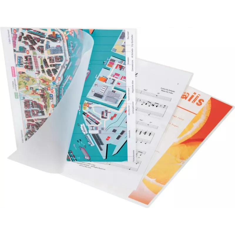 Leitz A4 Laminating Pouches, 80 micron, Glossy, 100 Pack, Jam-Free UDT 7430-00-02
