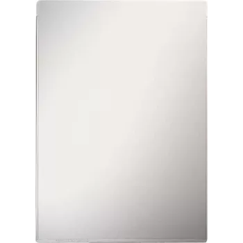 LEITZ A4 PVC Document Sleeve, Top Open, Grained, Tear-Resistant Edge, 0.20 mm, Transparent, Pack of 100 (4084-00-00)
