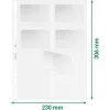 LEITZ Business Card Presentation Sleeve for 16 Cards, A4, PP Clear, 0.11 mm, Side Opening, Archival Safe (4758-30-03)