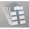 LEITZ Business Card Presentation Sleeve for 16 Cards, A4, PP Clear, 0.11 mm, Side Opening, Archival Safe (4758-30-03)