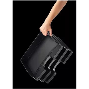 Leitz Click & Store A4 Document Storage Box, Black, Laminated Cardboard, 363 x 273 x 70 mm 5218-00-95