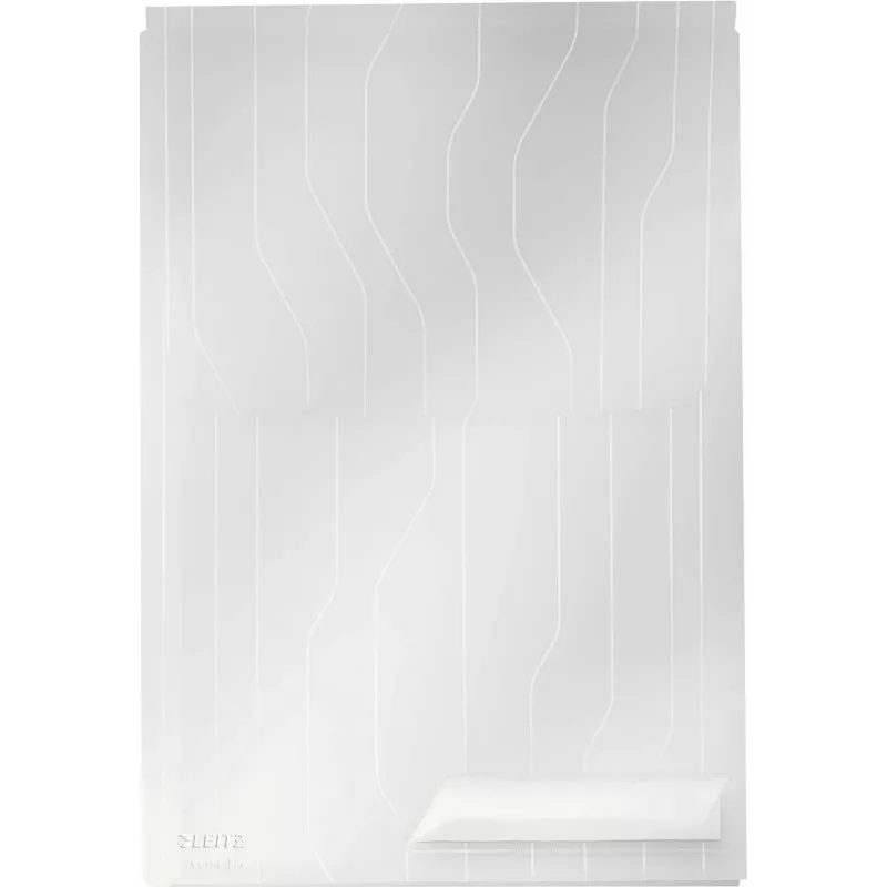 LEITZ CombiFile Maxi A4 Combination Display and Filing Pocket, Clear, 0.20 mm PP, Pack of 10 (4727-00-03)