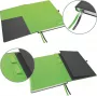 LEITZ Complete Notebook A5 Squared, Black Leather Look, 80 Sheets Ivory Paper, Elastic Band, Pen Holder 4473-00-95