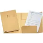 LEITZ Esselte Legal Folder, DIN A4, Manila Board, 275 g/m², Chamois with 3 Flaps on Bottom Cover, Lined Print on Front Cover, 50 Pieces (1033304)