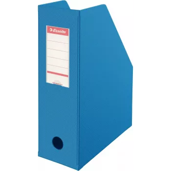 LEITZ Esselte Standard Magazine File DIN A4 Blue 100 mm PVC-Coated Cardboard 56075