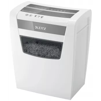 LEITZ IQ Home Office S P-4 Particle Cut Shredder, 8 Sheets, 10 L, White (80360000)