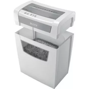 LEITZ IQ Office S Shredder, P-4, 12 Sheets, DC Motor, White 8099-00-00