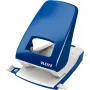 LEITZ Nexxt 5138 Blue 40-Sheet 2-Hole Punch with Metal Base and Plastic Top 5138-00-35