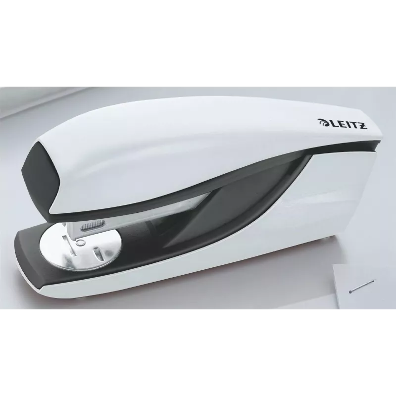 Leitz NeXXt 5502 WOW Metal Stapler White 40 x 145 x 58 mm 260 g 5502-10-01