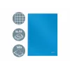 LEITZ Solid Notebook A4 Ruled Black 80 Sheets Hardcover Thread-Bound with Elastic Band, Pen Holder, Bookmarks and Inner Pocket 46640030