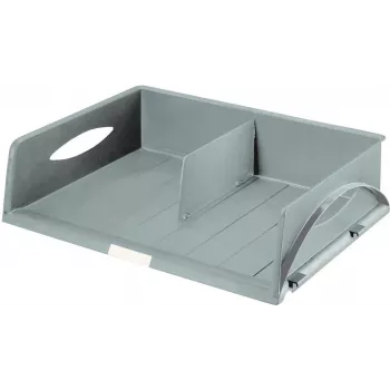 Leitz Sorty Jumbo A3/C3 Document Tray, Grey Plastic, 470x355mm, Stackable 5232-00-85