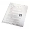 LEITZ Standard A4 Document Sleeve, Polypropylene, Grained, Blue, 0.13 mm, Open Top and Side, Document Safe, Thumb Cut-out 4000-00-35