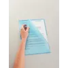 LEITZ Standard A4 Document Sleeve, Polypropylene, Grained, Blue, 0.13 mm, Open Top and Side, Document Safe, Thumb Cut-out 4000-00-35
