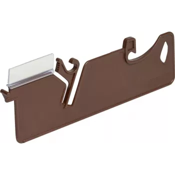 LEITZ Suspension File Index Cards A4 Brown with Integrated Stopper, 25 Pieces (2027-00-75)