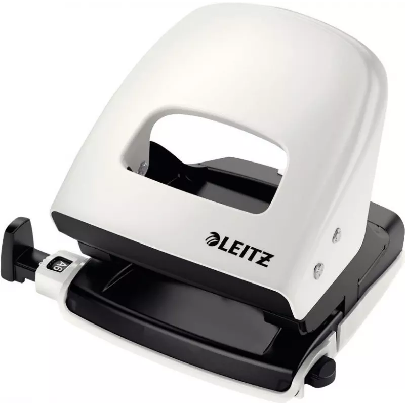 Leitz WOW 5008 Desk Organizer, High-Gloss White, 4 Compartments, Cube Design 5008-10-01