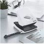 Leitz WOW 5008 Desk Organizer, High-Gloss White, 4 Compartments, Cube Design 5008-10-01