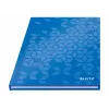 Leitz WOW Hardcover Notebook A5 Ruled 90 Sheets Blue 4627-10-36