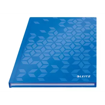 Leitz WOW Hardcover Notebook A5 Ruled 90 Sheets Blue 4627-10-36