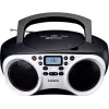 Lenco SCD-501 WH Portable CD Player with Bluetooth, FM Radio, USB MP3 Playback, White/Black