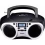 Lenco SCD-501 WH Portable CD Player with Bluetooth, FM Radio, USB MP3 Playback, White/Black