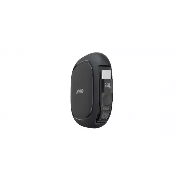 Lenovo 240W USB-C Retractable Cable (Black, 0.8m, USB 2.0)