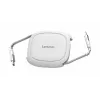 Lenovo 240W USB-C Retractable Cable (White) – USB 3.2 Gen 1, 5A, 4K@60Hz, E-Marker