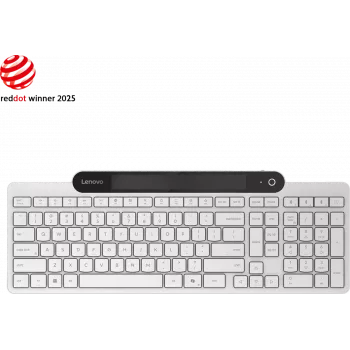 Lenovo Bluetooth Keyboard with Self-Charging Function (Cloud Grey) GY41R69590