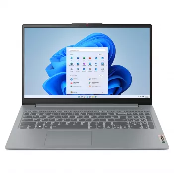 Lenovo IdeaPad Slim 3 15ABR8 15.6 inch FHD Laptop - AMD Ryzen 5 5625U, 8GB RAM, 256GB SSD, Windows 11 Home, German Keyboard, Arctic Grey