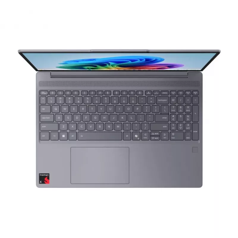 Lenovo IdeaPad Slim 3 15Q8X10 Laptop, 15.3 inch IPS WUXGA, Snapdragon X, 16GB RAM, 512GB SSD, Luna Grey, Windows 11 Home