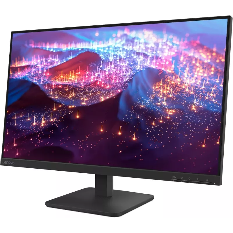 Lenovo L27-4E 27 inch Full HD IPS Monitor with AMD FreeSync, 75Hz, NearEdgeless, TÜV Eye Comfort, HDMI & DisplayPort