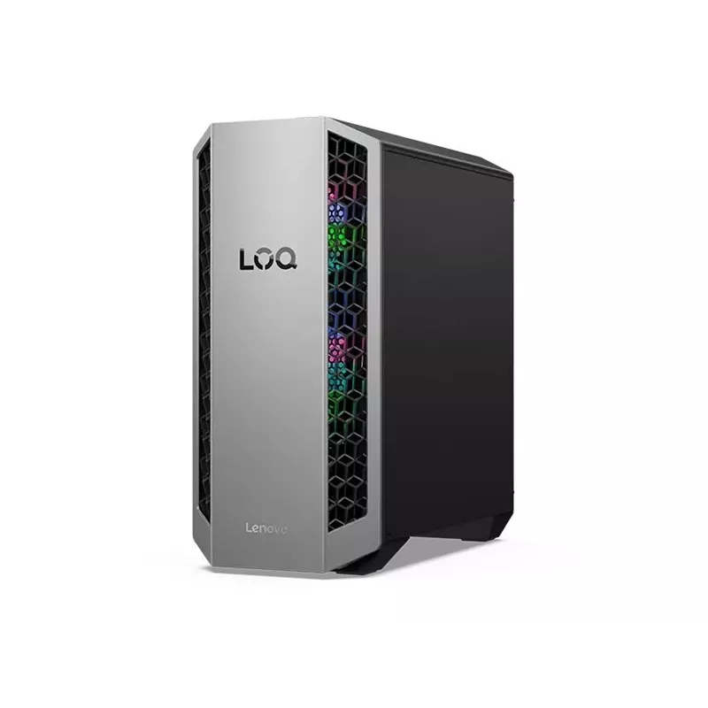 Lenovo LOQ Tower 26ADR10 Gaming Desktop - AMD Ryzen 7 8745HX, 16GB DDR5, 1TB NVMe SSD, NVIDIA GeForce RTX 5050 8GB, Windows 11 Home, Raven Black