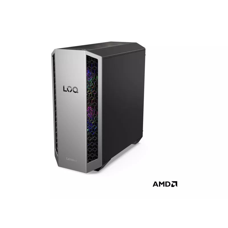 Lenovo LOQ Tower 26ADR10 Gaming Desktop PC (AMD Ryzen 9 8945HX, 16GB DDR5, 1TB SSD, NVIDIA GeForce RTX 5070 12GB, Windows 11 Home)