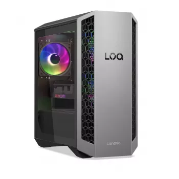 Lenovo LOQ Tower 26ADR10 Gaming PC - AMD Ryzen 7 8745HX, 32GB DDR5, 1TB SSD, GeForce RTX 5060Ti 16GB, Windows 11 Home, Luna Grey / Eclipse Black