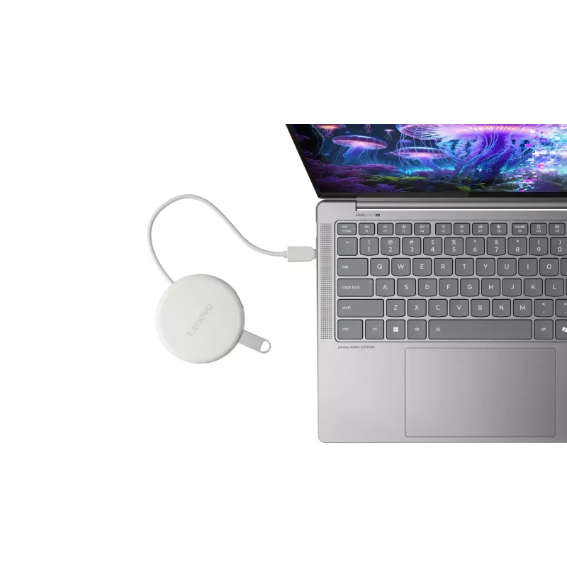 Lenovo Slim USB-C Hub GX91V16416, HDMI 2.1, USB 10 Gbps, Seashell
