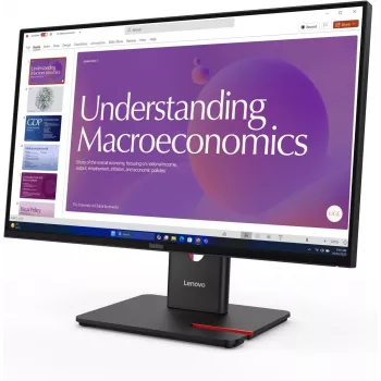 Lenovo T24D-40 23.8 inch WUXGA IPS Monitor with USB Hub and Ergonomic Stand