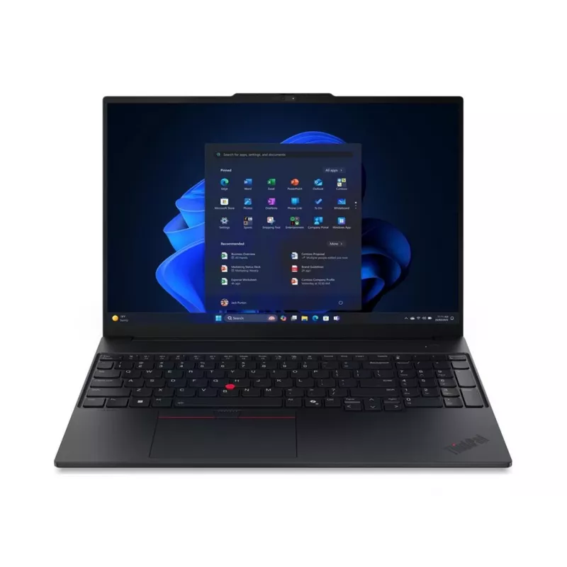 Lenovo ThinkPad E16 G4 AMD 16 inch WUXGA IPS Laptop, AMD Ryzen AI 5 330, 16 GB DDR5, 512 GB SSD, AMD Radeon 820M Graphics, Windows 11 Pro, Black