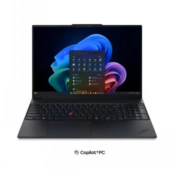 Lenovo ThinkPad E16 G4 Intel 16 inch WUXGA Laptop, Intel Core Ultra 5 325, 16 GB DDR5, 512 GB SSD, Windows 11 Pro, Black