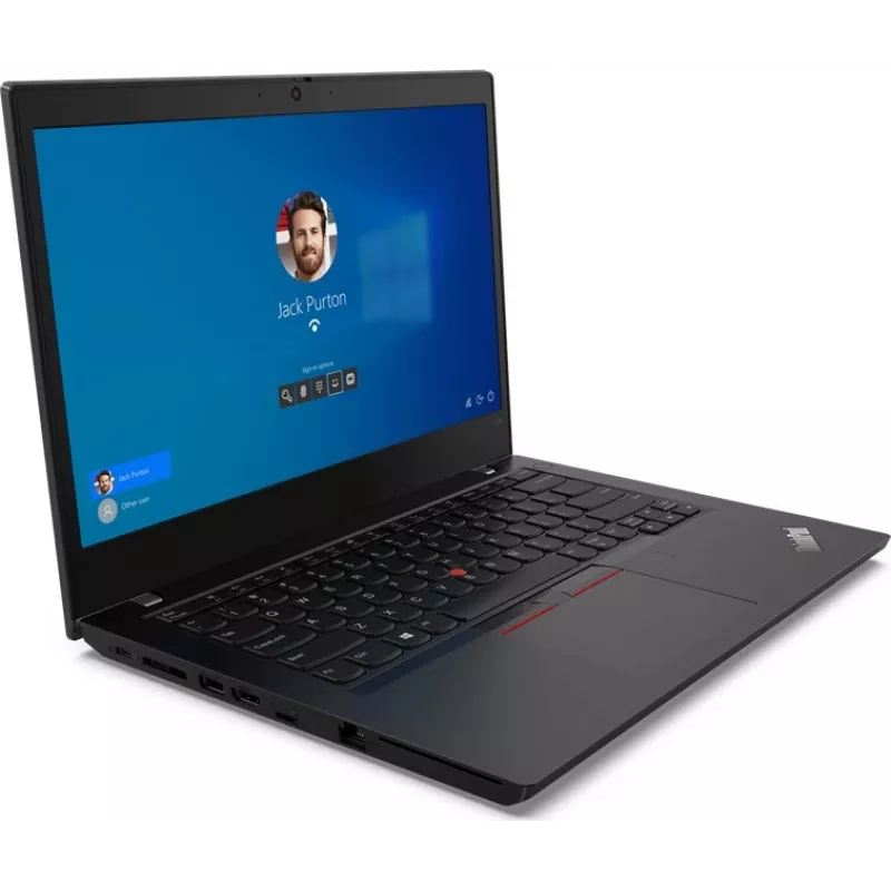Lenovo ThinkPad L14 G2 14 inch FHD IPS Laptop, Intel Core i7-1165G7, 16GB RAM, 512GB SSD, Windows 10 Pro, Black