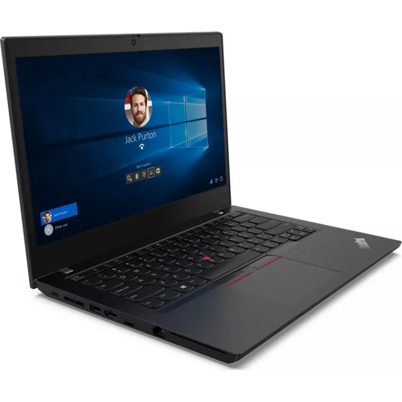 Lenovo ThinkPad L14 Gen 1 14 inch FHD Laptop - Intel Core i5, 8GB RAM, SSD, Black (Refurbished)