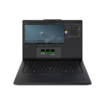 Lenovo ThinkPad P14s Gen 7 14.5 inch WUXGA Laptop, Intel Core Ultra 7 366H, 32GB RAM, 1TB SSD, NVIDIA RTX PRO 1000 Blackwell Generation 8GB, Windows 11 Pro, Nordic Backlit Keyboard, Black, Fingerprint Reader
