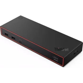 Lenovo ThinkPad USB4 Smart Dock 5500 Docking Station with 135W Adapter, Black (40BC0135DE)