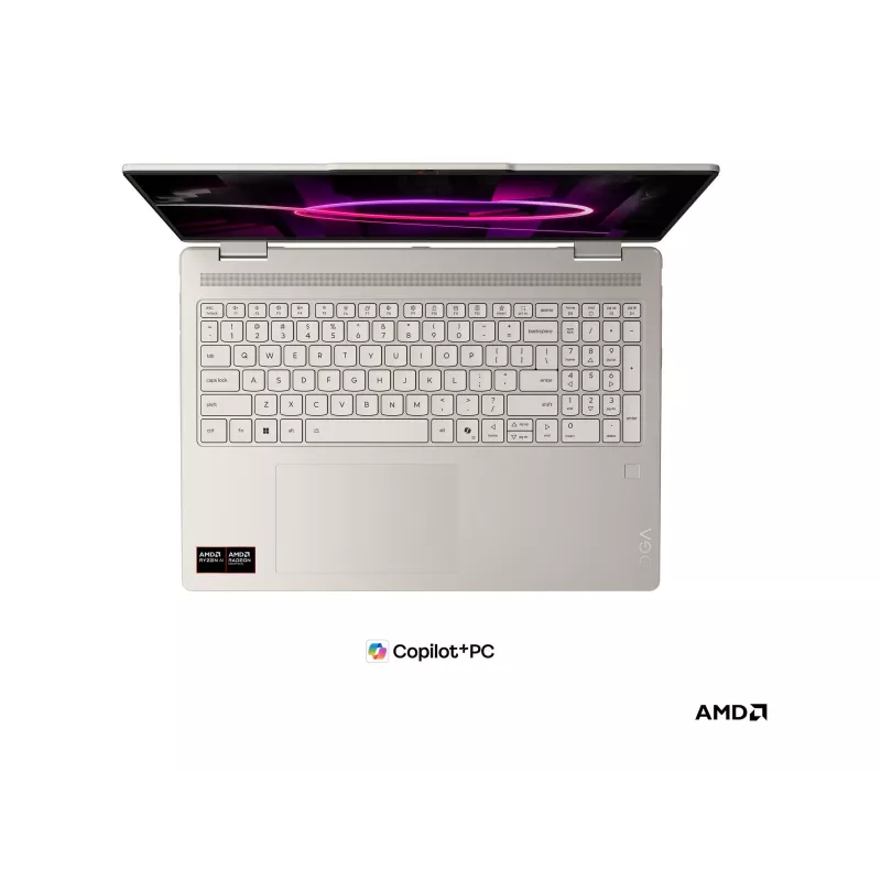 Lenovo Yoga 7 2-in-1 16AGP11 16 inch OLED Touchscreen Laptop - AMD Ryzen AI 5 435, 16GB RAM, 512GB SSD, Radeon 840M, Windows 11 Home, Seashell