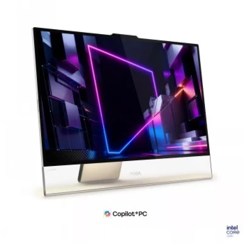 Lenovo Yoga AIO Ultra X7 All-in-One PC, 31.5 inch UHD OLED Touchscreen, Intel Core Ultra 7, 32GB RAM, 1TB SSD, Windows 11 Home, Seashell