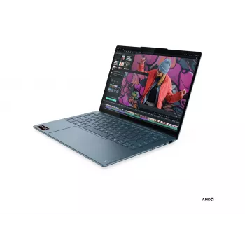 Lenovo Yoga Slim 7 14AKP10 AMD 14 inch OLED WUXGA Laptop, Tidal Teal, AMD Ryzen AI 7 350, 16GB LPDDR5X, 512GB SSD, Windows 11 Home