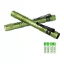 LEPRO 120023L-GN-2 LED Flashlight, 2 Pack, 1000 Lumens, Zoomable, IPX4 Water-Resistant, 5 Modes, CREE XPE, Black