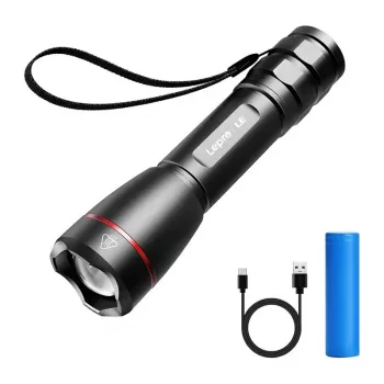 LEPRO 120024 1000 Lumen USB-C Rechargeable LED Flashlight