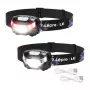 LEPRO 3200008-2 LED Headlamp, 2-Pack, 300 Lumens, Rechargeable, IPX4, Black